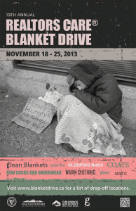 Blanket Drive offers first line of defence for thousands in need