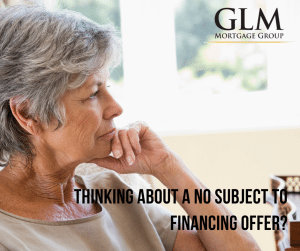 Thinking about a No Subject to Financing Offer