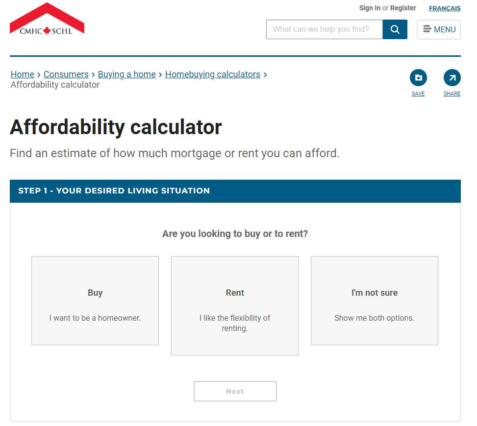 How to use an Affordability Calculator
