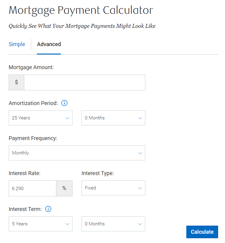 Mortgage Calculator