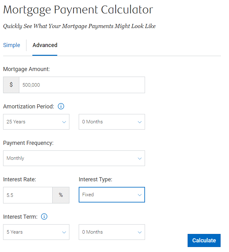 Mortgage Calculator